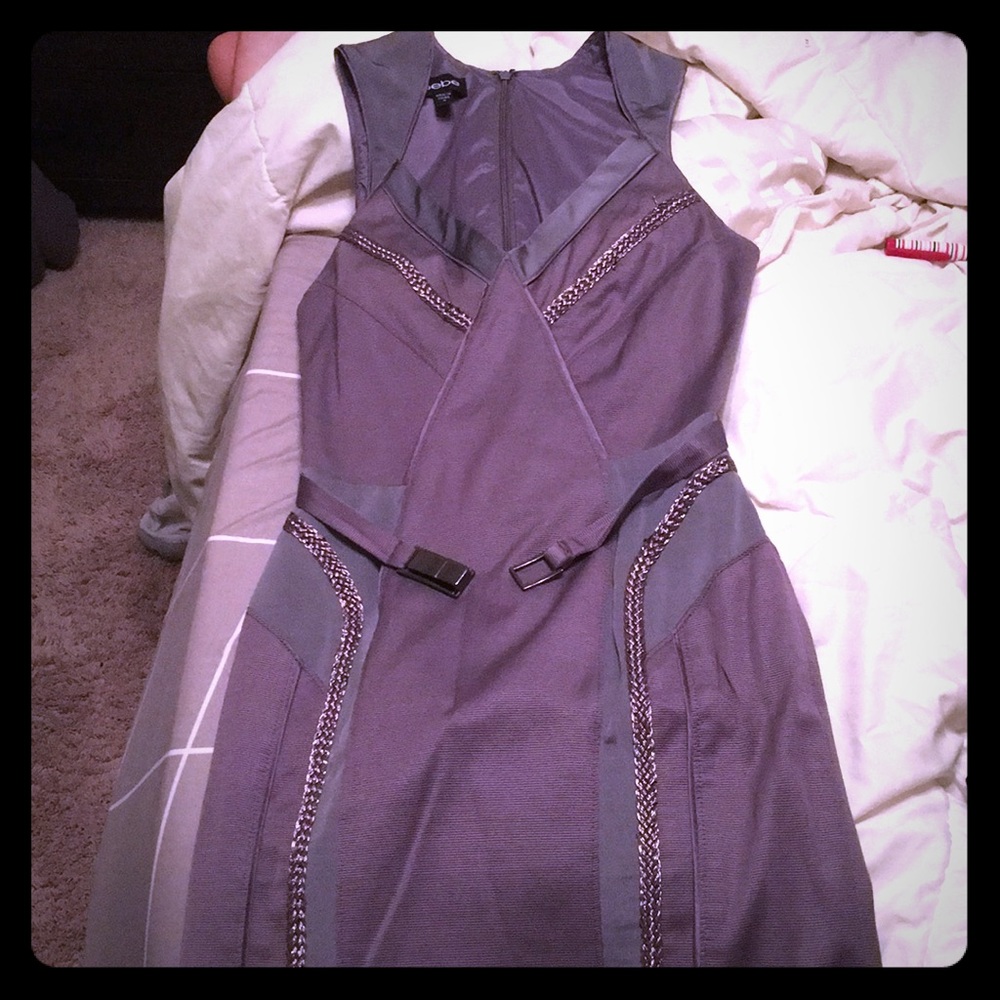 Gray Bebe Dress